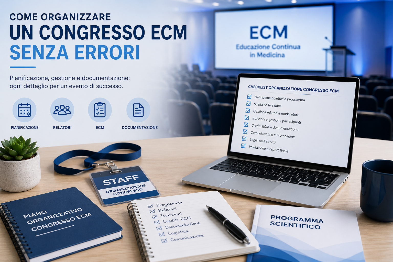 Come organizzare un congresso ECM senza errori